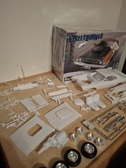 Revell 1970 Dodge Challenger T/A 2in1 1:24 Model Kit Partially Together
