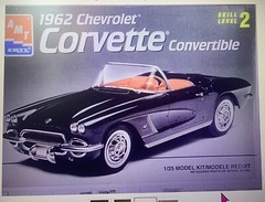 62 Corvette STOCK HEADLIGHTS 120 1579a AMT Model Car Parts COMBINE PARTS SAVE $