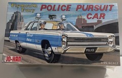 Rare 1:25 Jo-Han 1968 Plymouth Fury Police Pursuit OrigOwner Factory Sealed READ