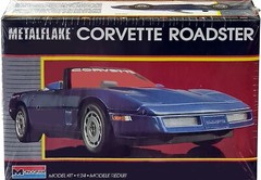 Monogram Metalflake Corvette Roadster, 1:24 Scale, Vintage 1987, New! MISB!!