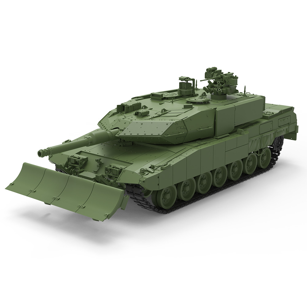 SS366 1/200 1/220 Military Model Kit Germany Leopard 2 Medium Tank PSO