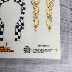 Slixx SCFS2/6029 Pine Wood Derby & Slot Car Vinyl Decals 1/24 1/25 Scale