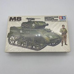 NEW SEALED TAMIYA M8 HOWITZER MOTOR CARRIAGE 1/35 SCALE MM-210 FIGURE VTG JAPAN