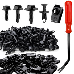 / 1/4-20 M6-1.0 Extruded U Nuts & Body Bolts Kit Engine under Cover Splash Shiel