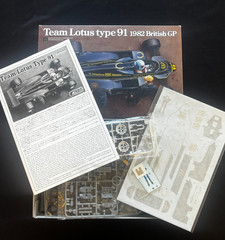 Ebbro 1/20 Team Lotus Type 91 1982 British GP F1 Race Car 20012 – NEW