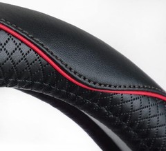 Rueesh Microfiber Leather Car Steering Wheel Cover Soft Padding Durable No