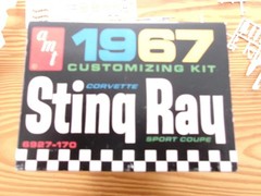 RARE & VINTAGE AMT 1967 CORVETTE STING RAY KIT 6927-170