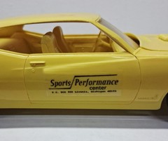 1970 Ford Torino Promo Cobra Sports Performance Center Decal Sheet 1:25 NO CAR!!