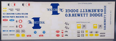 Fred Cady | No. 487 | 1:25 1965 Dodge OB Hewett Decals