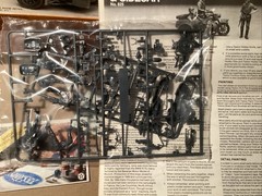 BMW R75 Motorcycle & Sidecar,1/35 Scale,Testors Model Kit