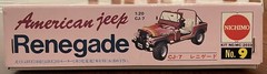 RARE|NICHIMO|Jeep Renegade|4×4 4 Wheel Drive|1:20 Model Kit#MC-2033 No. 9|NIOB