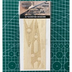 Hunter W70171 1/700 Wood Deck HMS INVINCIBLE 1914 FOR FLYHAWK FH1311
