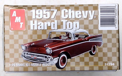 2004 AMT #30798 1957 Chevy Hard Top 1:25 scale Model Kit – Open Box