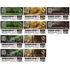 1/32 1/35 1/48 Plant Natural Color Paper Leaves Series Model Plant Scene Leaves