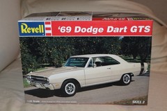 1995 Revell ’69 Dodge Dart GTS 1/25 Scale Plastic Model Kit #7603 NEW OPEN BOX