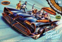 1966 Batmobile Bad Guy Getaway Edition w/ Penguin & Batman 1:25 Skill 2 Model