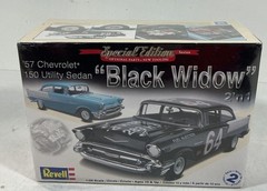 Revell 57 Chevy 150 Black Widow 2’n1 Model Kit 1:25 Special Edition 85-424