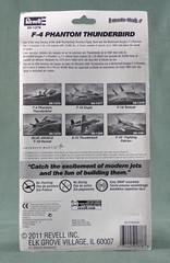 REVELL SNAP-TITE MODEL KIT F-4 PHANTOM THUNDERBIRD PLANE 1:100th SCALE