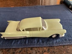 Pair of 1/25 Original Dealer Plastic Promo Models 1958 and 1979 Cadillac