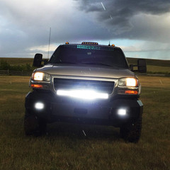 18024C-A 420W 20Inch Triple Row Flood Spot Combo 42000LM Bar Driving Bo