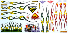 WATER SLIDE DECAL LARGE SHEET(STING ) ” GREAT ” QUALITY NICE COLORS 1:25 SCALE