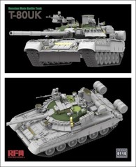 RYEFIELD MODEL RFM RM-5115 1/35 Russian Main Battle Tank T-80UK