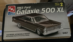 vintage 1994 AMT Ertl 1965 Ford Galaxie 500 XL 1/25 Model Kit NIB parts sealed
