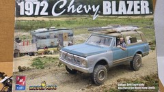 1972 CHEVY BLAZER DECALS & INSTRUCTIONS 1:25 scale AMT Model Kit PARTS