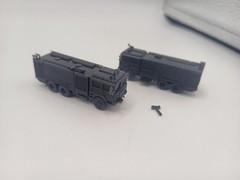3D Printed 1/700/400/350/200 Air Force Fire Truck Unpainted Unassembled Model