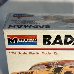 1973 Monogram Badman ’55 Chevy Street Funny Car Gasser 1:24 Factory Sealed !
