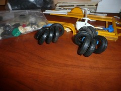 junkyard parts car haulers tires etc.