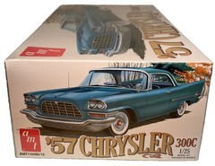 AMT ’57 Chrysler 300C Unassembled Plastic 1:25 Model Kit Chrome, Sealed (B268)