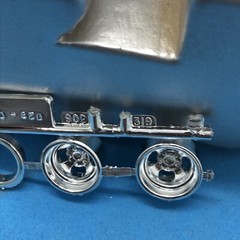 Halibrand 4 Hole SLOT Mag WHEELS W Chrome Back 1/2 Gasser 1:25 LBR Model Parts