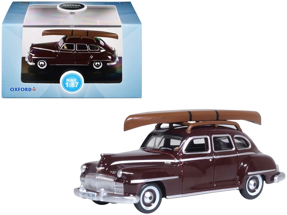 Oxford Diecast 87DS46007 1/87 1946 DeSoto Suburban with Roof Rack and