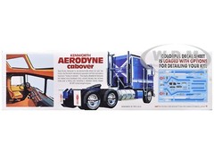 SKILL 3 MODEL KIT KENWORTH AERODYNE CABOVER TRUCK 1/25 SCALE BY AMT AMT1463