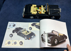 Nifeliz MINI RR SILVER CLOUD CAR Building Blocks & Construction Toy 1:14 Scale