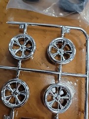 Ford FD-100 Pickup Truck Wheels Tires Model Parts Low Profile 1/25 Scale Foose