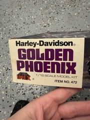 IMEX Harley Davidson Golden Phoenix Chopper 1/12 Motorcycle Model Kit 472