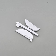 AMT 1202 1963 Chevy II Nova Station Wagon Parts Kit Bash Rear Wheel Skirts