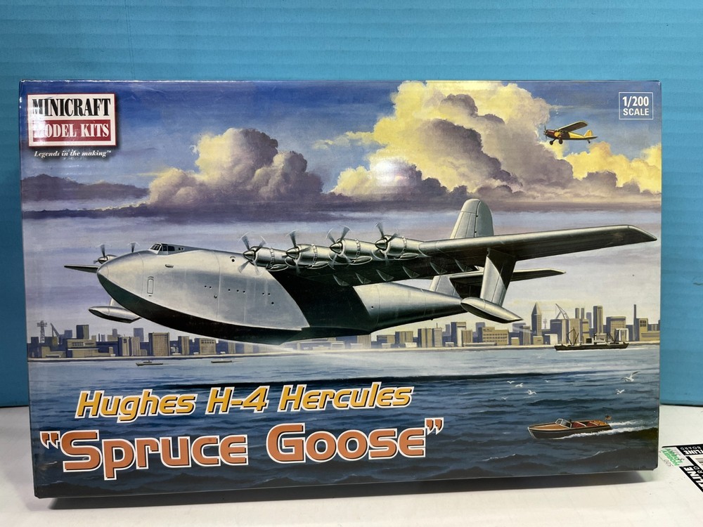 1:200 MINICRAFT MILITARY WWII HUGHES H-4 HERCULES SPRUCE GOOSE SEALED CO