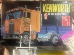 VTG AMT Original 1975 Rlse Kenworth K-123 Cabover Tractor 1/25 Model Kit # T-520
