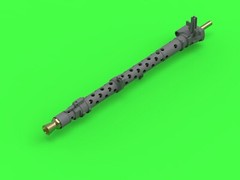 Master 1/35 WWII German machine gun MG-34 barrels drilled cooling jacket version