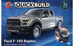 Airfix J6053 Ford F-150 Raptor QUICKBUILD Grey Truck Plastic Model Kit