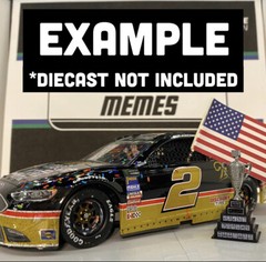 NASCAR Diecast 1/24 Scale Trophies Champion Martinsville Bristol Darlington