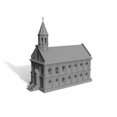 1/144 12mm Miniature Military Accessory Diorama Scenery Classic Church House