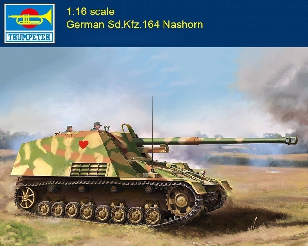 Trumpeter 00954 1/16 German Sd.Kfz.164 Nashorn Assembly Model Kit