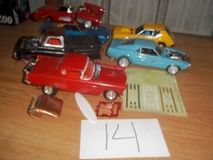 Model Car Junkyard/Parts Lot Salvage Built Plastic Models #14