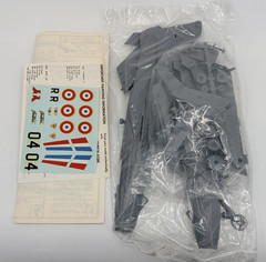 Vintage 1967 Buzco Vautour IIB Heller Authentic Model Kit 1:50 Scale