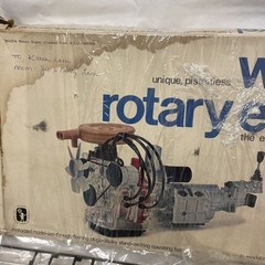Entex Wankel Mazda Rotary Engine is 1:5 Scale Model No.8201 Parts Sealed!