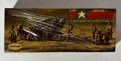 RARE SEALED Aurora #307-98 1/48 Scale U.S. Army M115 8″ Howitzer – Vintage 1963